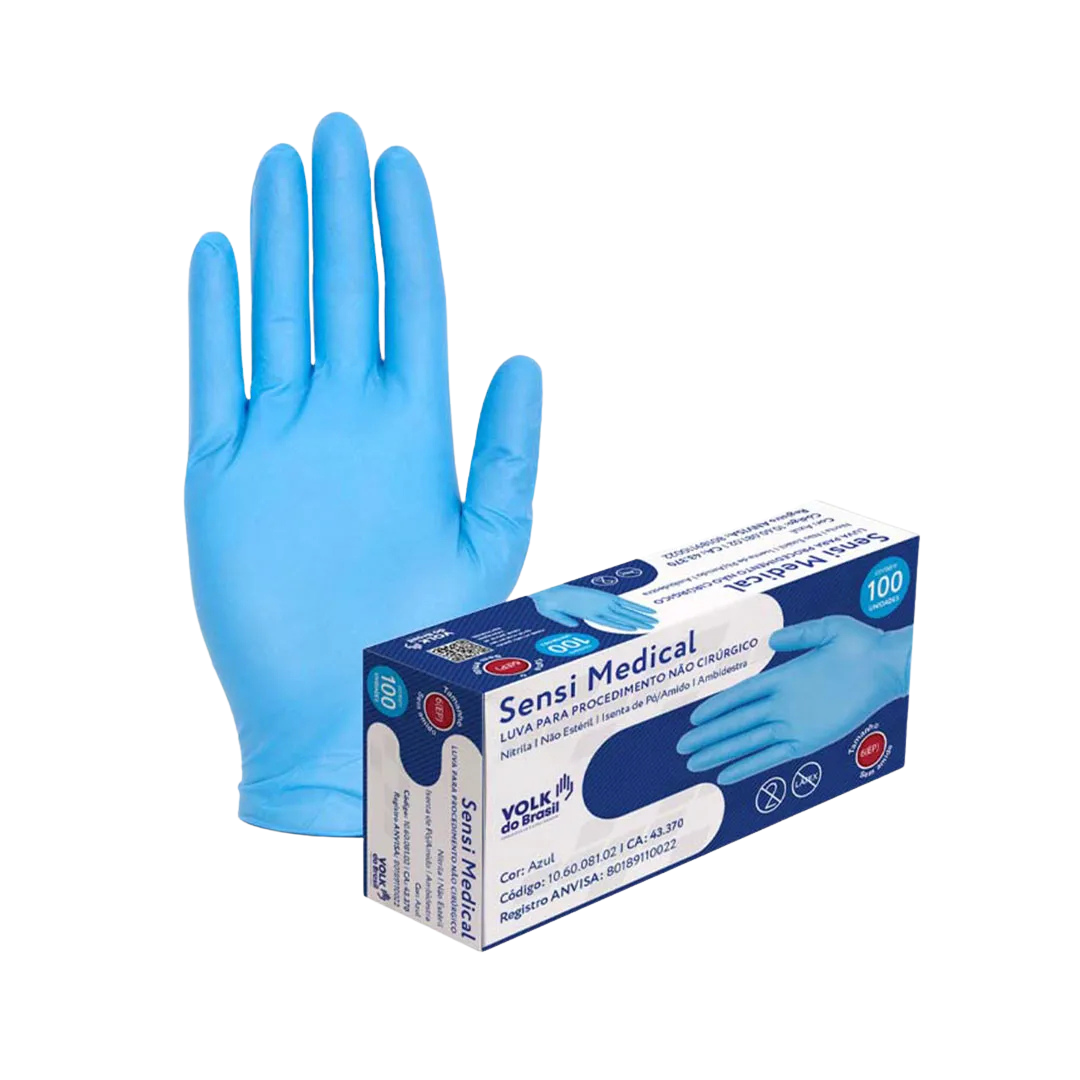 Luvas descartáveis