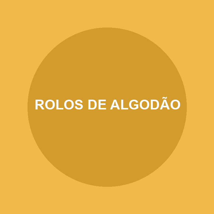 Rolos de Algodão