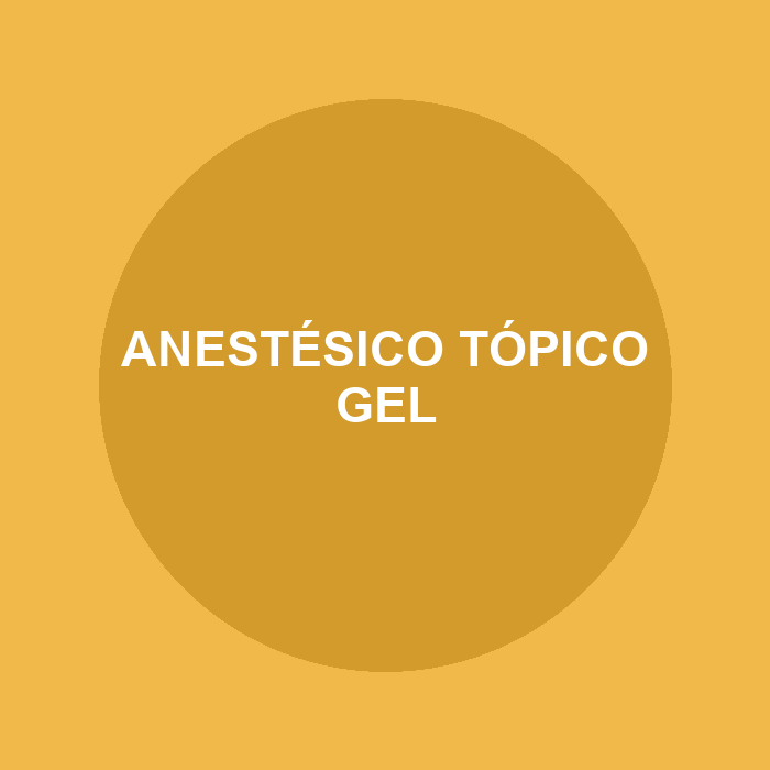 Anestésico Tópico Gel